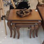 میز عسلی قهوه ای